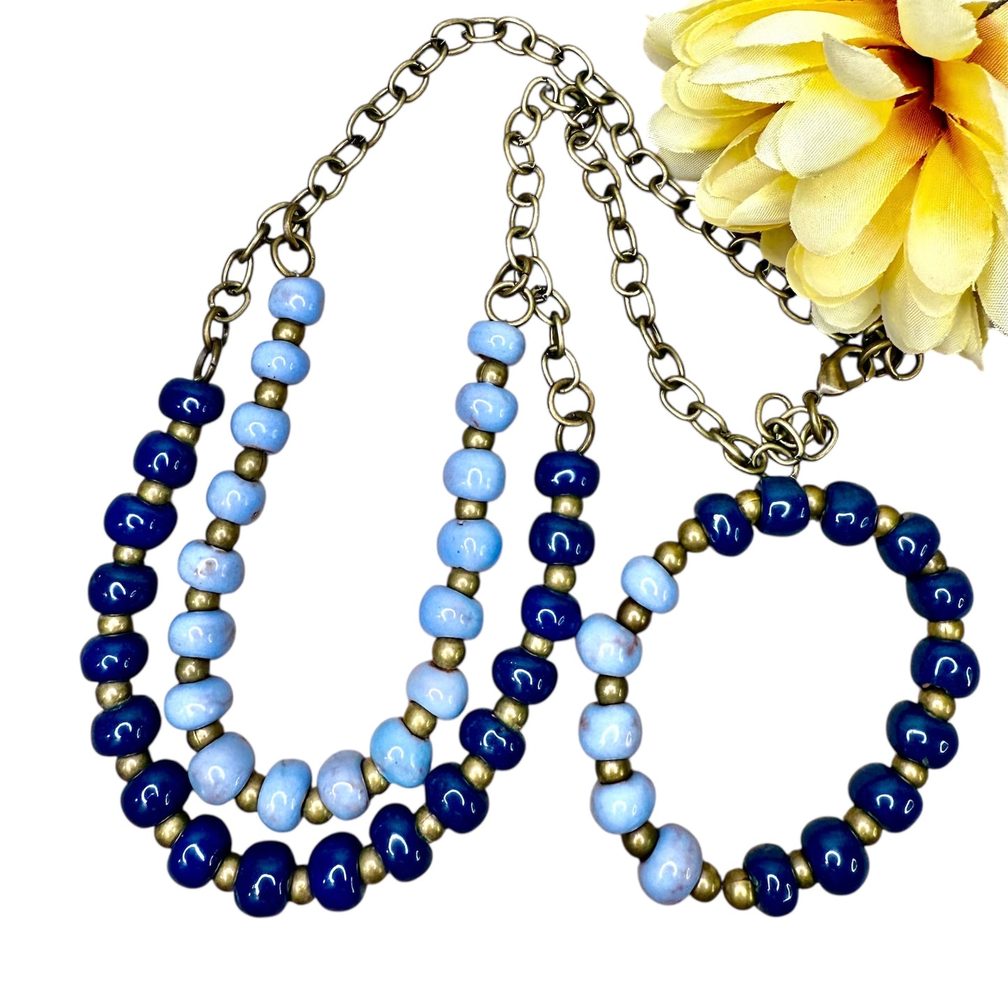 Ladie Haitian Clay Necklace Set