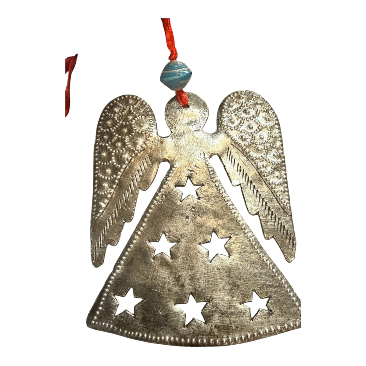 Whimsical Angel Metal Ornament