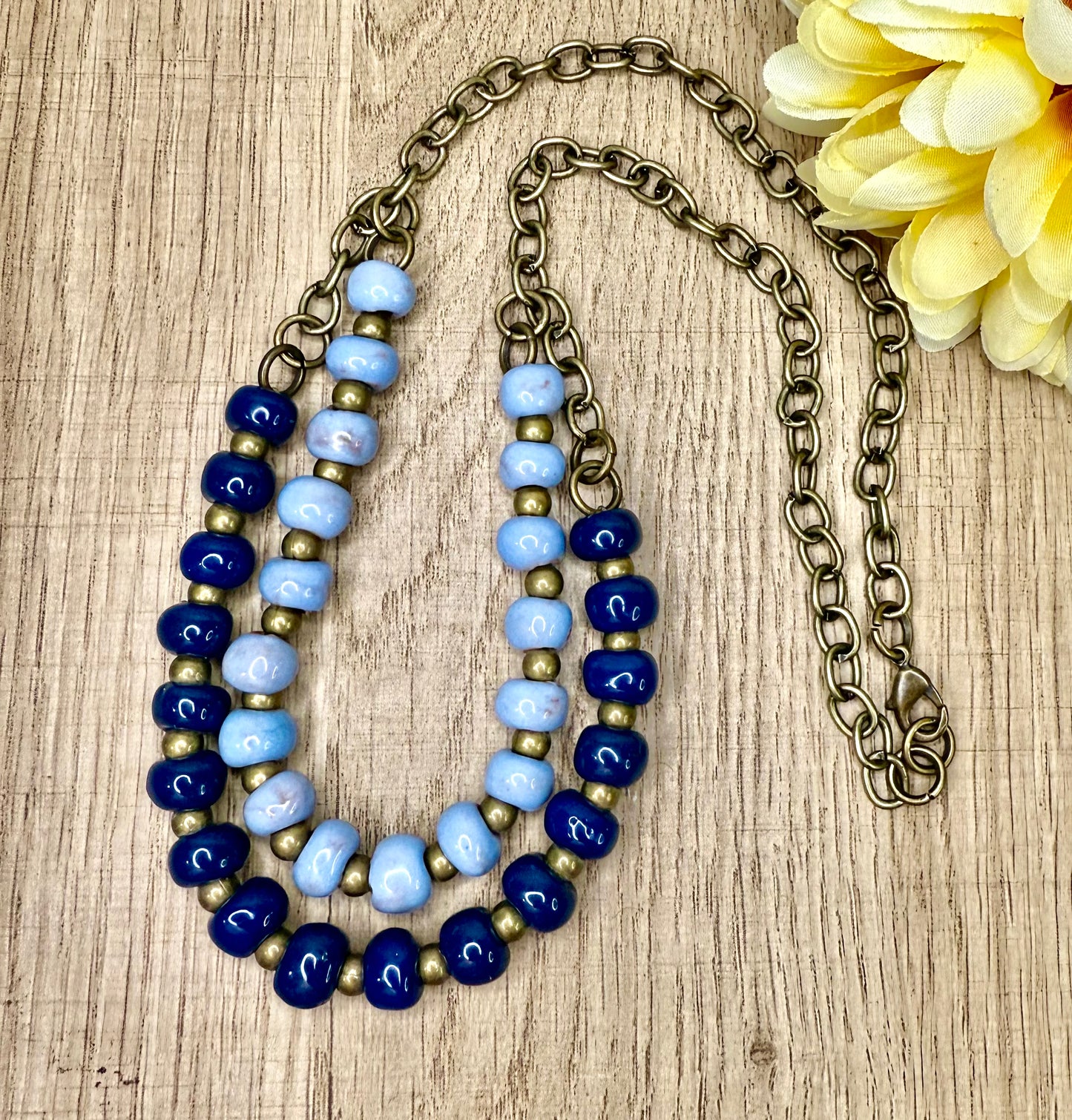 Ladie Haitian Clay Necklace Set