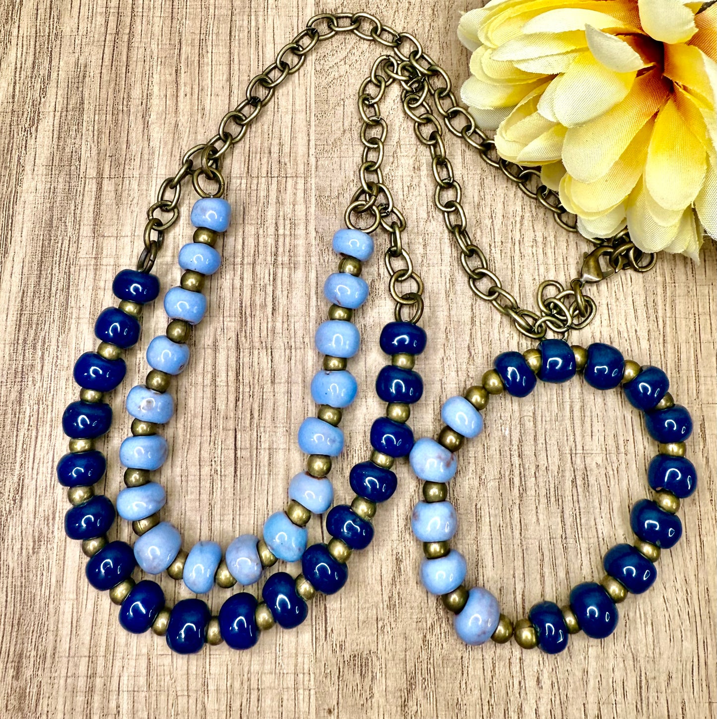 Ladie Haitian Clay Necklace Set