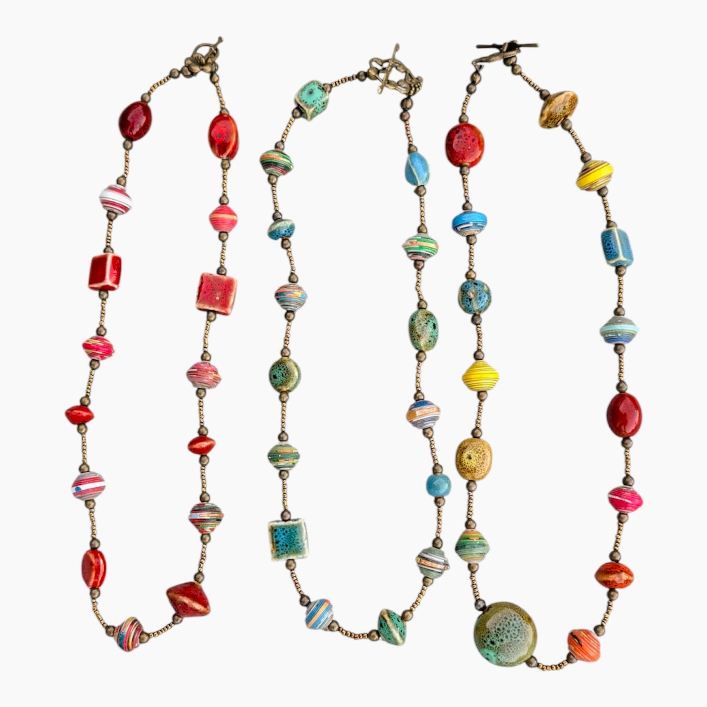 Haitian Beaded Statement Necklaces
