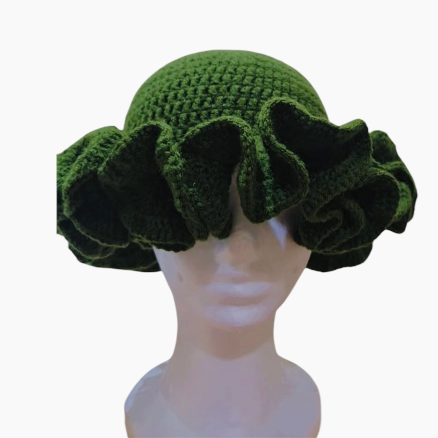 Rosy Bloom Ruffle Hat
