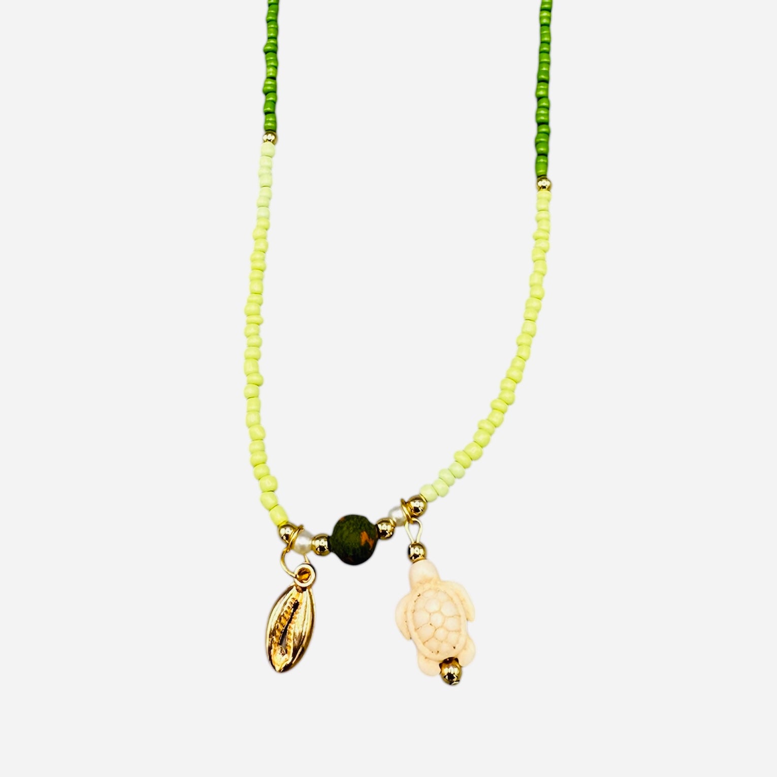 Island Glow Seed Bead Necklaces