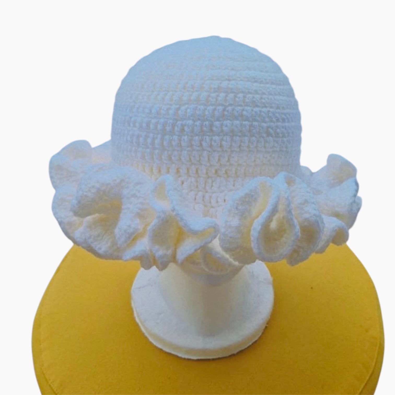 Rosy Bloom Ruffle Hat
