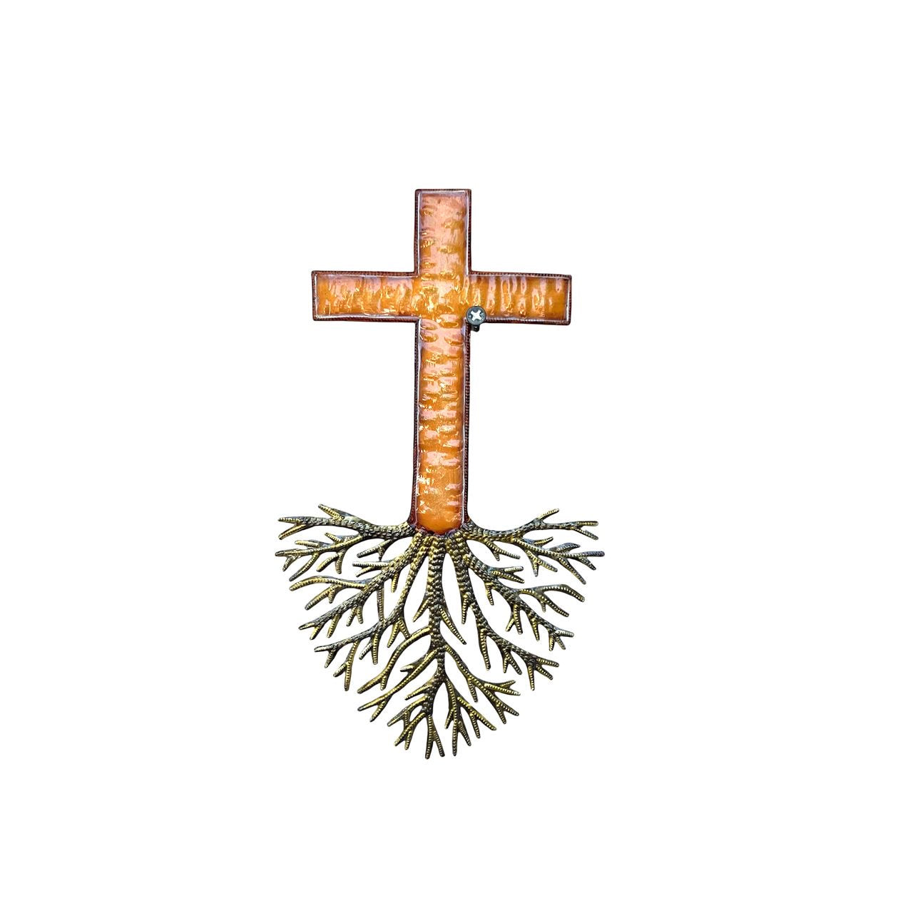 Decorative Metal Cross Art – Unique Floral & Heart Designs – Spiritual Home Decor