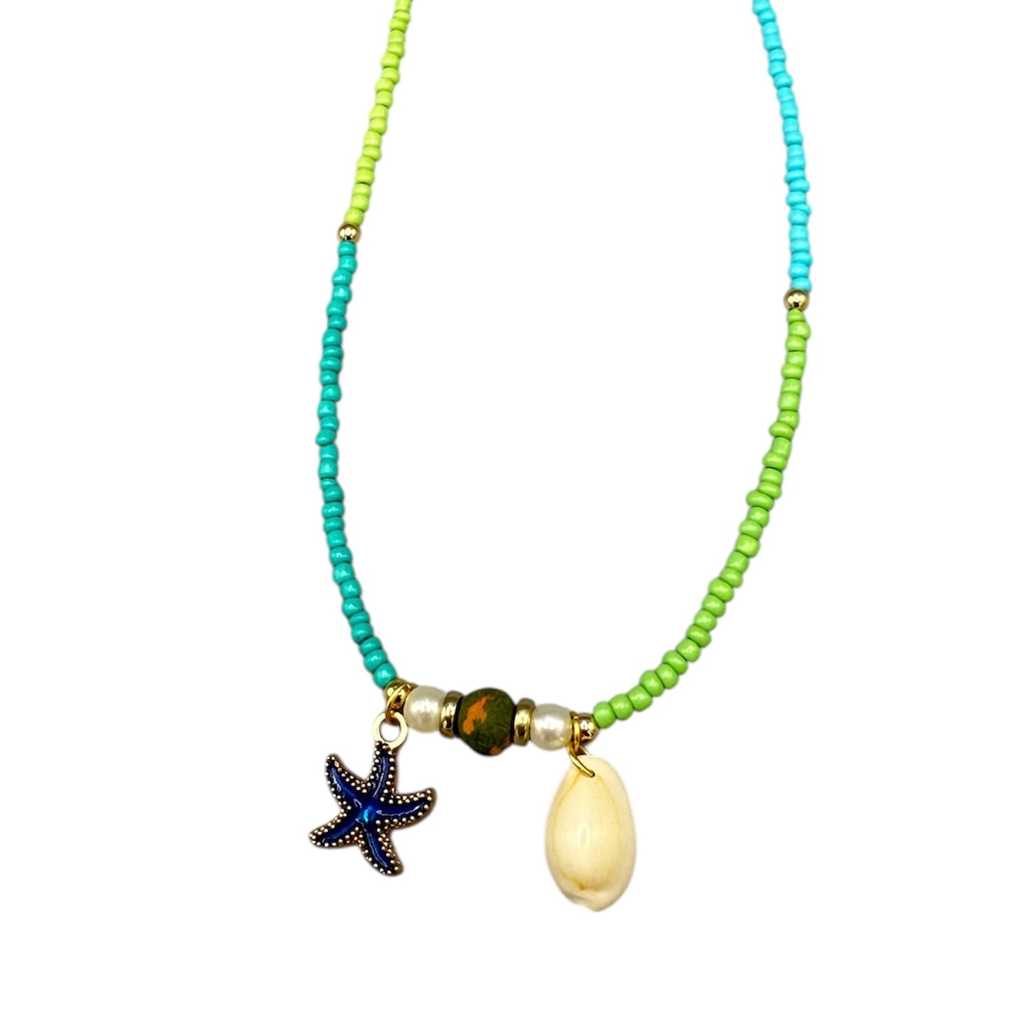 Island Glow Seed Bead Necklaces