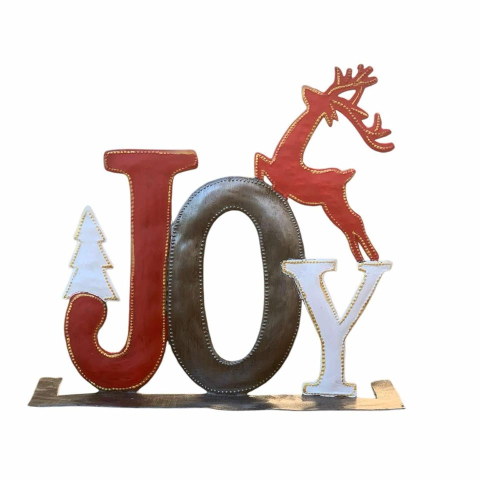 Holiday Joy – Handmade Metal Sign
