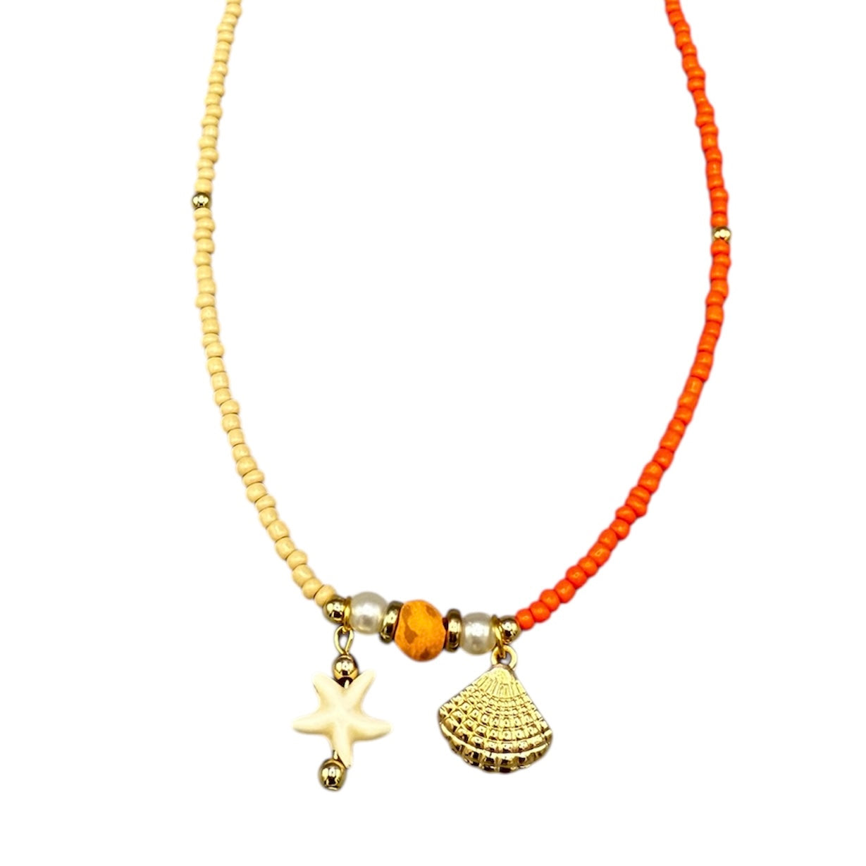 Island Glow Seed Bead Necklaces