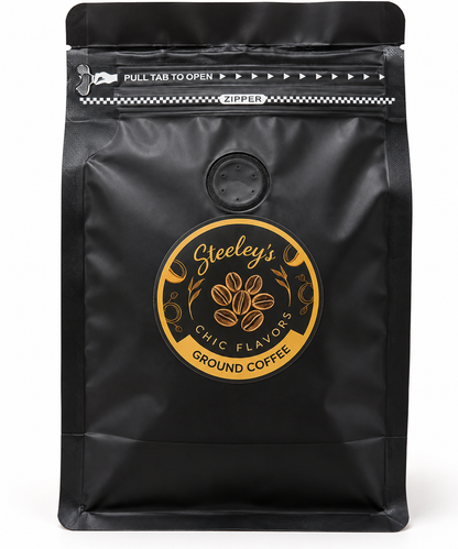 Steeley’s Chic Flavors Haitian Coffee Ground Coffee – 11.1 oz (315 g)⁠