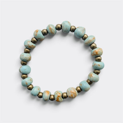 Ayiti Clay  Bracelet | Handcrafted Haitian Beaded Bracelet