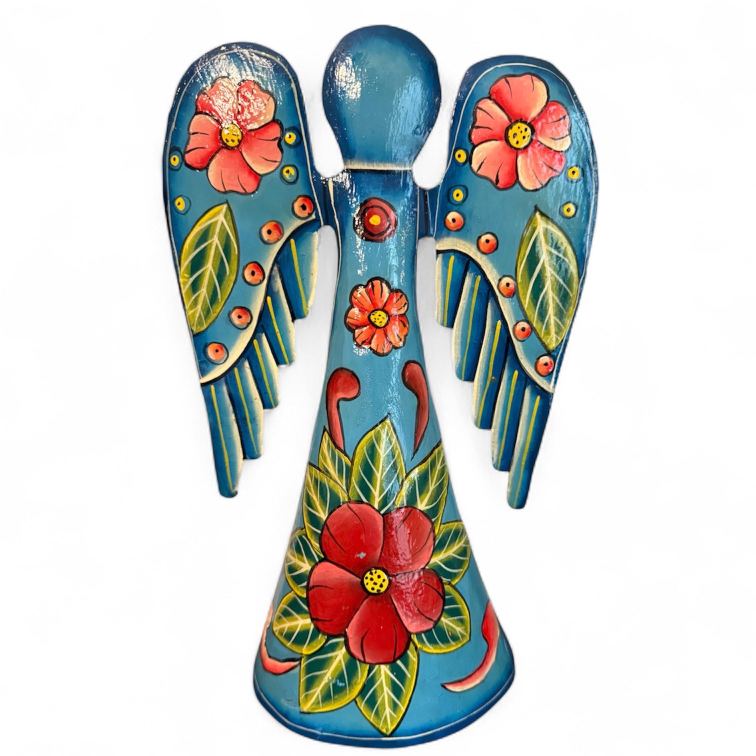 Flourish of Grace Angels - Hand-Painted Metal Art