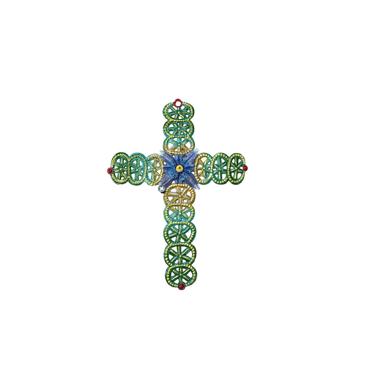 Decorative Metal Cross Art – Unique Floral & Heart Designs – Spiritual Home Decor