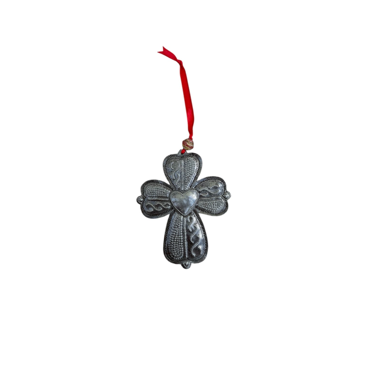 Cross Mid-Heart Ornament