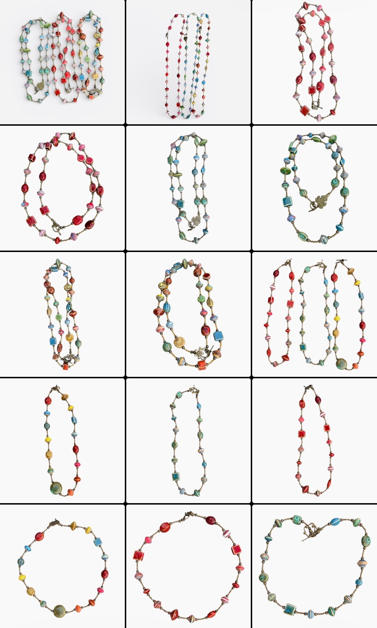 Haitian Beaded Statement Necklaces