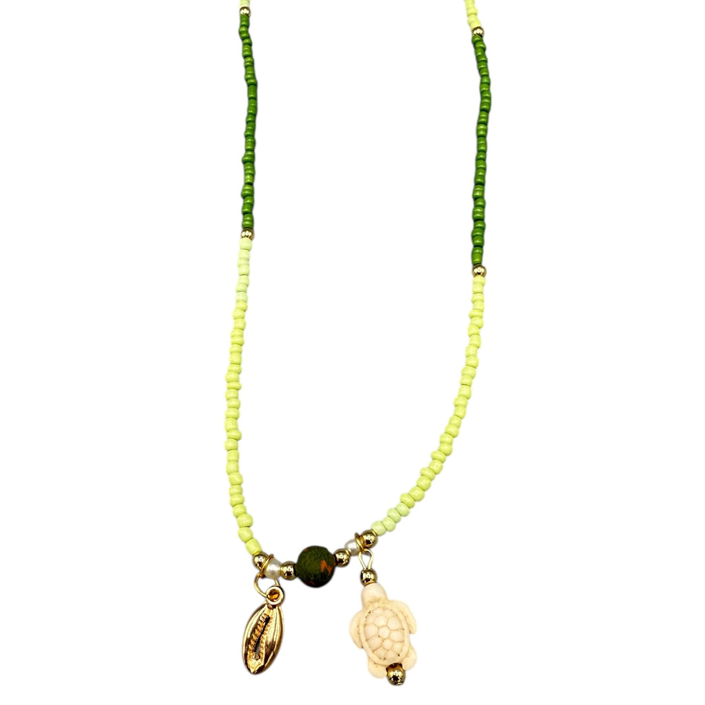 Island Glow Seed Bead Necklaces
